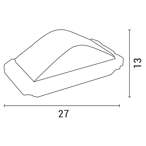APLIQUE ALUMINIO BLANCO