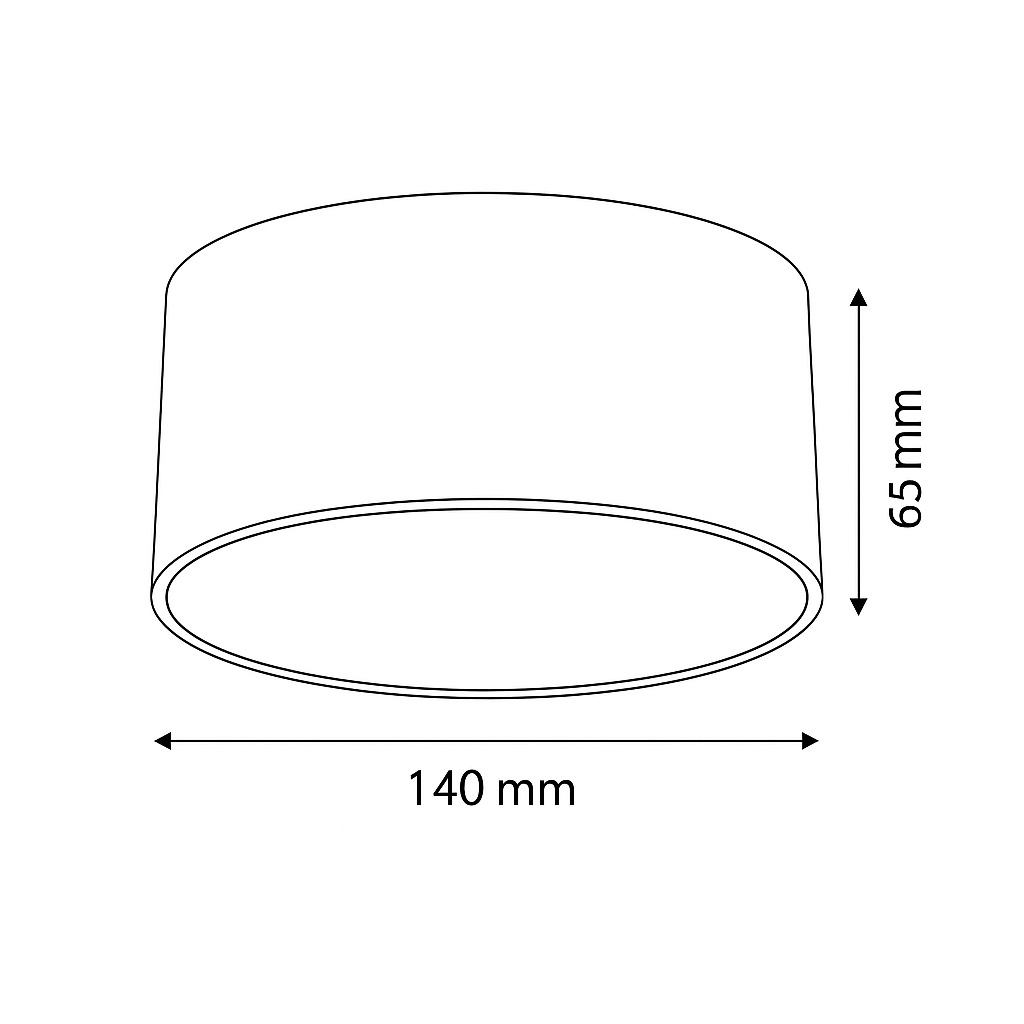 SPOT LIGHT SUPERFICIE ALUMINIO 16W 3CCT D140xH65 EUROLAMP