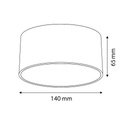 SPOT LIGHT SUPERFICIE ALUMINIO 16W 3CCT D140xH65 EUROLAMP