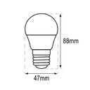 BOMBILLA LED GLOBO G45 7W E27 220-240V EUROLAMP