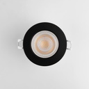 LUZ LED EMPOTRABLE FIJA 5,5W Ø90 TRIAC 3CCT IP65 BLANCA + TAPA NEGRA