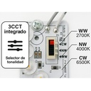 PLAFÓN LED 18W Ø310 3CCT IP20 BLANCO PLUS