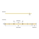 TIRA DE LED 25M 6W 48V IP44 504LED/m PRO (PRECIO POR METRO)