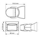 DETECTOR DE MOVIMIENTO (INFRARROJO) IP65 300W