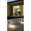 APLIQUE PARED LED "SCHRITT" LÍNEA PASO LUZ 4W IP65 230V 230x80mm 3CCT