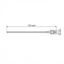 CONEXIÓN DE ENCHUFE DE ALIMENTACIÓN PARA TIRA DE LED COB DE 8mm