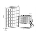 PROYECTOR LED SMD SOLAR 200W IP66 NEGRO 3CCT (3000-4000-6000K) PLUS