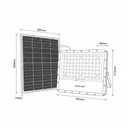 PROYECTOR LED SMD SOLAR 400W IP66 NEGRO 3CCT (3000-4000-6000K) PLUS
