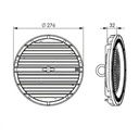 LED SMD UFO 150W 3CCT 220-240V 120L/W NEGRO VALUE