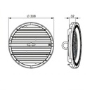 LED SMD UFO 200W 3CCT 220-240V 120L/W NEGRO VALUE