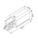 ALIMENTADOR UNIVERSAL IZQUIERDO DE CARRIL TRIFÁSICO 220V