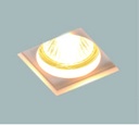 "SPOT PLASTER" CUADRADO GU10 100x100x40mm EUROLAMP