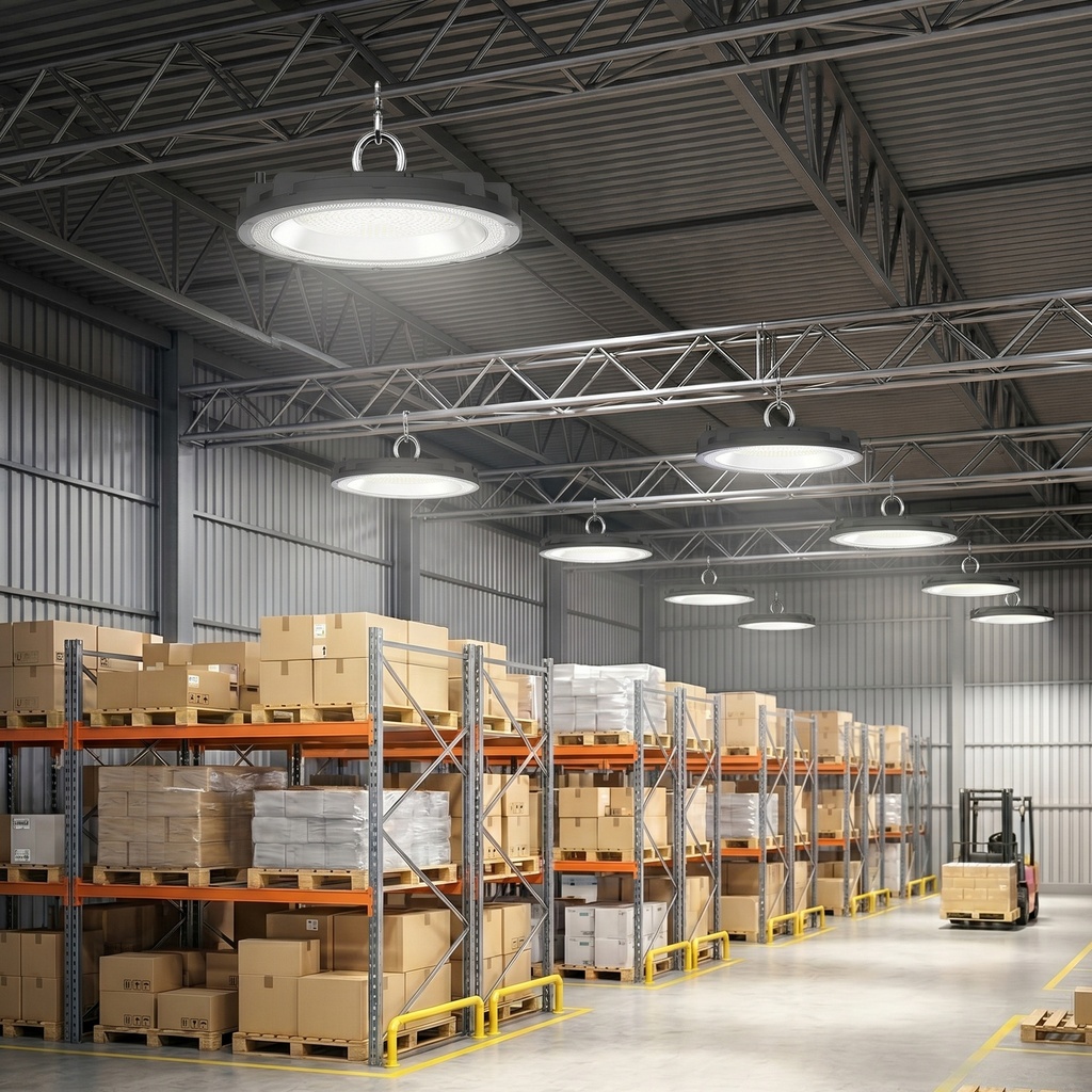 LED SMD UFO 200W 3CCT 220-240V 120L/W NEGRO VALUE