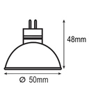 BOMBILLA MR16 LED SMD 6W 12V AC/DC 