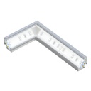 PERFIL LED DE ALUMINIO DE SUPERFICIE ESQUINA "C", PIEZA 2,02m