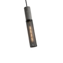 LÁMPARA DE TECHO COLGANTE DE HORMIGÓN Y HIERRO 1xΕ27 655x655x380mm NEGRO ARTE ILLUMINA SCOURO