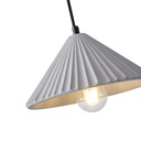 LÁMPARA DE TECHO COLGANTE HORMIGÓN 1xE27 Ø250X1640mm GRIS ARTE ILLUMINA PLATRE