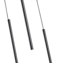 LÁMPARA COLGANTE ALUMINIO LED 6W 360lm 3000K Ø300x1500mm NEGRO ARTE ILLUMINA CASCADE
