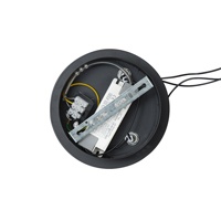 LÁMPARA COLGANTE ALUMINIO LED 33W 1980lm 3000K Ø620mm NEGRO-ORO ARTE ILLUMINA LUIS