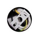 LÁMPARA COLGANTE LED 5W 300lm 3000K 80x1200mm NEGRO ARTE ILLUMINA CAMPANELLE