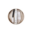 LÁMPARA DE TECHO COLGANTE ALUMINIO LED 24W 1900lm 3000K 500x1200mm ORO ARTE ILLUMINA SATURN