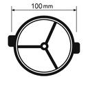 SOPORTE PARA PREINSTALACIÓN ARITO DE EMPOTRAR DE CORTE 100mm 400 UND  x  CAJA