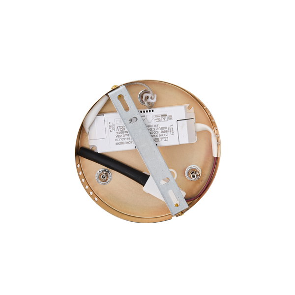 LÁMPARA DE TECHO COLGANTE ALUMINIO LED 38W 3000lm 3000K 500x1200mm ORO ARTE ILLUMINA SATURN