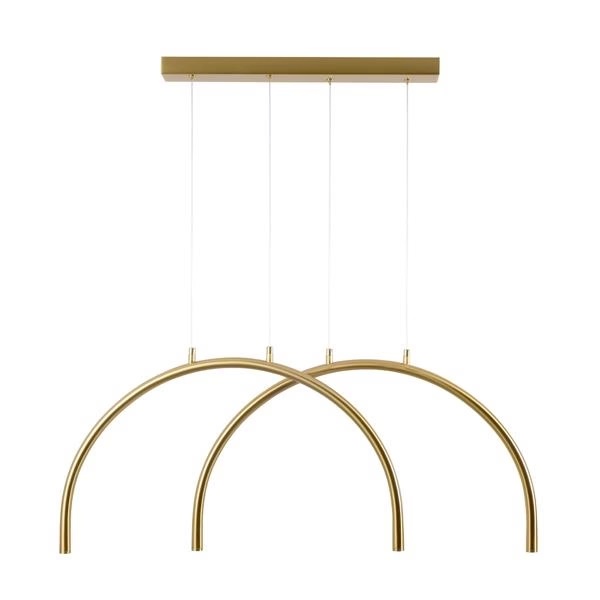 LÁMPARA DE TECHO COLGANTE ALUMINIO-METAL 10W 896lm 3000K 840x20x330mm  ARTE ILLUMINA APSIS 