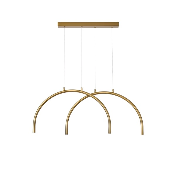 LÁMPARA DE TECHO COLGANTE ALUMINIO-METAL 10W 896lm 3000K 840x20x330mm  ARTE ILLUMINA APSIS 