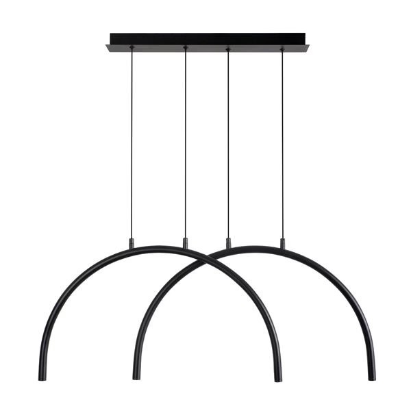 LÁMPARA DE TECHO COLGANTE ALUMINIO-METAL 10W 896lm 3000K 840x20x330mm  ARTE ILLUMINA APSIS 