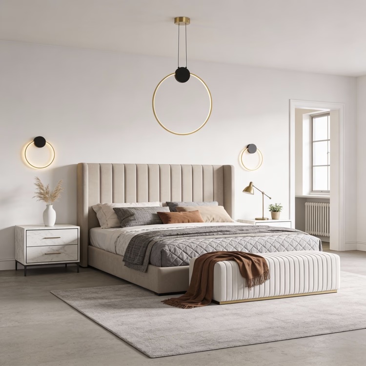 LÁMPARA DE TECHO COLGANTE ALUMINIO / SILICONE REDONDO LED 20W 1820Lm 3000K Ø595X1890mm NEGRO / BRONZE ARTE ILLUMINA AERO