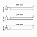 TUBO LED T8 "2 EN 1" 300° 175-250V AC "VALUE" 