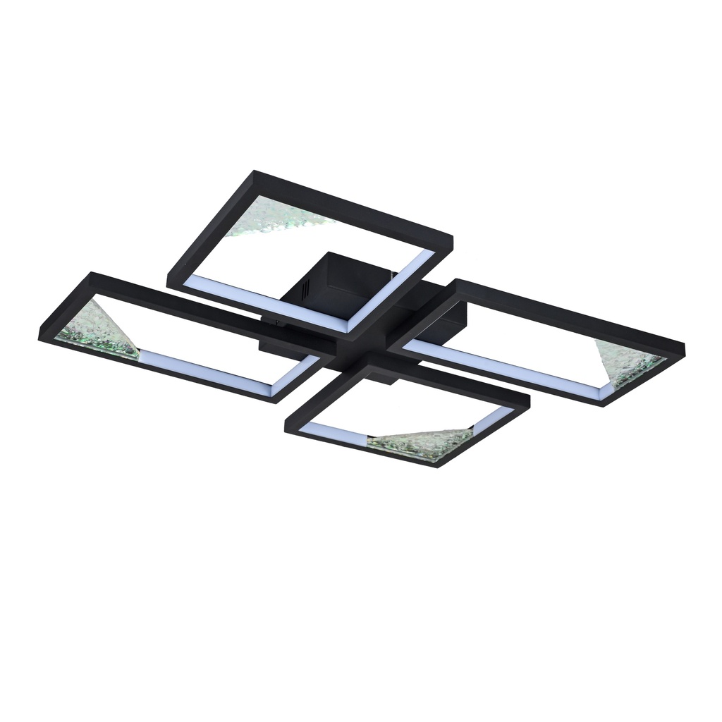 LÁMPARA DE TECHO ALUMINIO LED 36W 1200lm 3000K 450x580x55mm ARTE ILLUMINA SQUARE