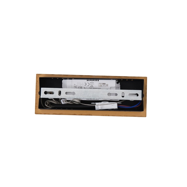 LÁMPARA DE TECHO ALUMINIO LED 36W 850lm 3000K 820x16x1340mm NEGRO ARTE ILLUMINA SQUARE