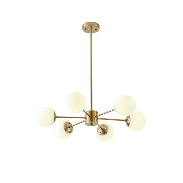 LÁMPARA DE TECHO COLGANTE 6xE27 MÁX. 15W 720x730mm BLANCO ARTE ILLUMINA PUFF