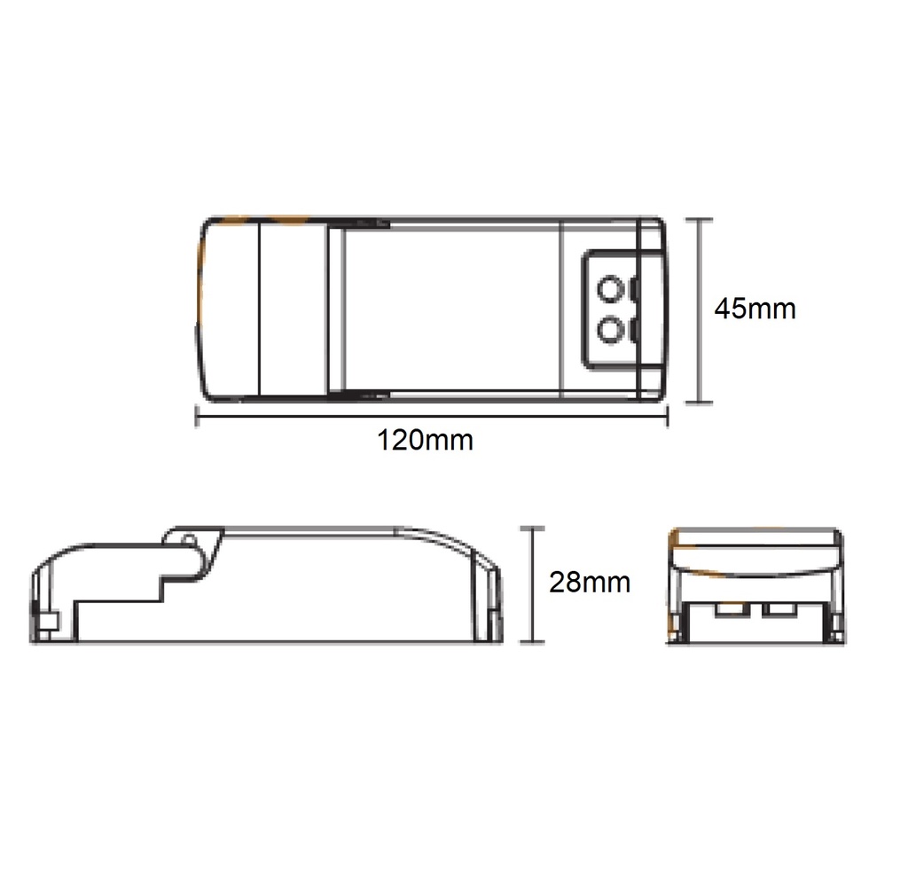  DRIVER  REGULABLE 350mA 25W