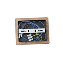 LÁMPARA DE TECHO COLGANTE MADERA-METAL 3 LUCES 3xE27 MAX 15W 780x180x865mm NEGRO ARTE ILLUMINA CONO