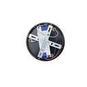 LÁMPARA COLGANTE ACRÍLICAS REDONDA LED 60W 5400lm 3000K Ø600mm PLATA ARTE ILLUMINA TORINO
