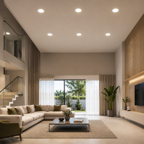 DOWNLIGHT LED EMPOTRADO SLIM Ø225 25W BLANCO PLUS EUROLAMP