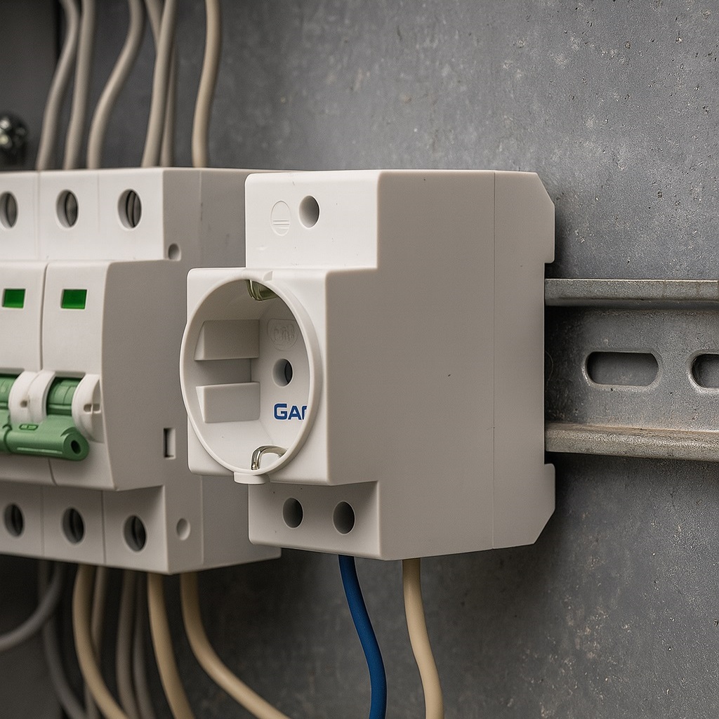 ENCHUFE PARA CARRIL DIN SK 16A GACIA