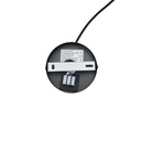 LÁMPARA DE TECHO COLGANTE PAMPAS 1xE27 MÁX. 15W 250x1260mm NEGRO ARTE ILLUMINA AENON