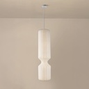 LÁMPARA COLGANTE TYVEK - METAL, LUZ LED INDIVIDUAL 12W 675LM 3000K 250X2000MM BLANCO ARTE ILLUMINA NEONIS
