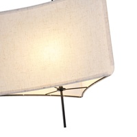 LÁMPARA DE TECHO COLGANTE DE TELA 1xΕ27 MÁX 60W Ø480xH900mm BEIGE ARTE ILLUMINA TOSCANY
