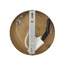 LÁMPARA DE TECHO COLGANTE METAL-VIDRIO TRANSPARENTE 6xE14 MAX 8W Ø590mm ARTE ILLUMINA DYNASTY