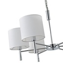 LÁMPARA DE TECHO COLGANTE METAL-TEJIDO 6xE27 MÁX 15W 400x690mm ARTE ILLUMINA COURT