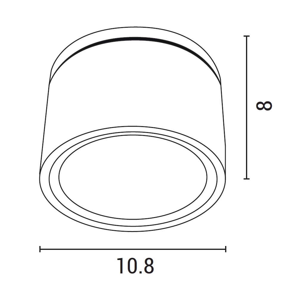 APLIQUE DE PARED REDONDA 30W Ø320x102 4000K IP65 PLUS (copia)