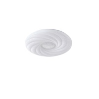 PLAFÓN DE TECHO PLÁSTICO LED 60W 5580lm 3000K 3CCT 3000-4000-6500K Ø480x75mm BLANCO ARTE ILLUMINA TRIANO
