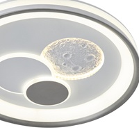 PLAFÓN DE TECHO LED 60W 1000lm 2CCT(3000&4000K) 510x75mm LUNA BLANCA ARTE ILLUMINA ALEGRE