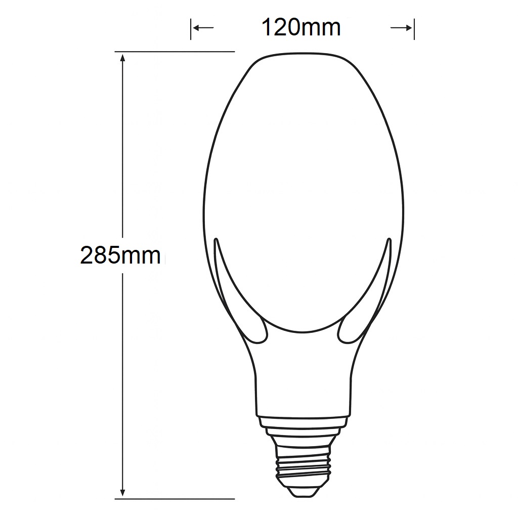 BOMBILLA LED SMD MAGNOLIA 60W E40 180-265V "PLUS"