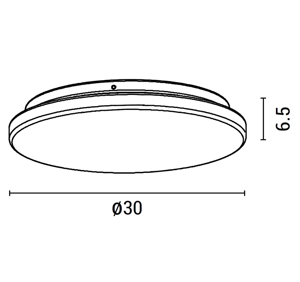 PLAFÓN LED 18W Ø310 3CCT IP20 BLANCO PLUS